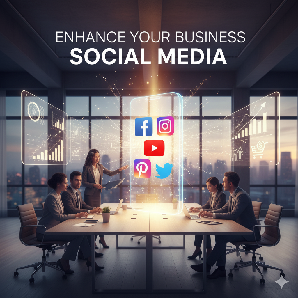 How Social Media Enhances Your Business ? Social Media